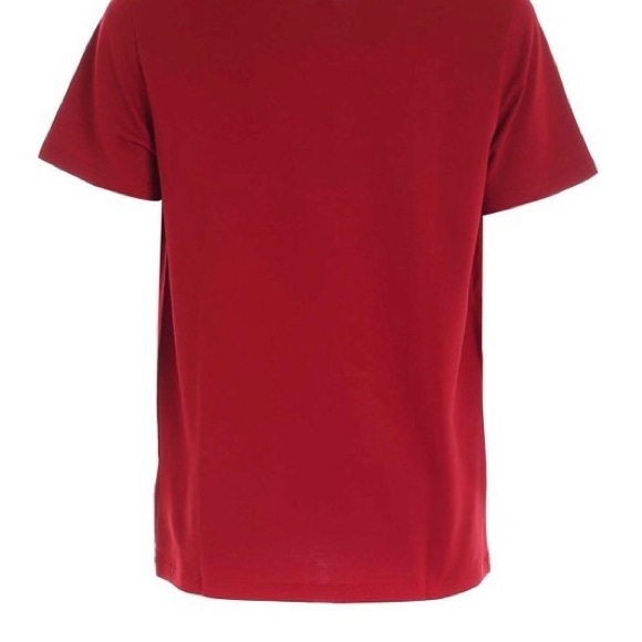 Mens Polo Ralph Lauren Cotton blend crew neck T-shirt, Burnt red, logo, NWT - Picture 4 of 7